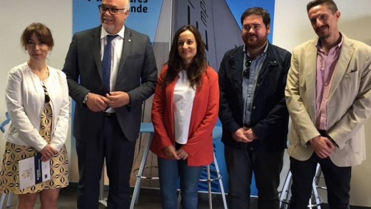 Eugenia Fernández, Julián Nieva, Prado Zúñiga, Pablo Camacho y José Miguel Pérez Taboada.